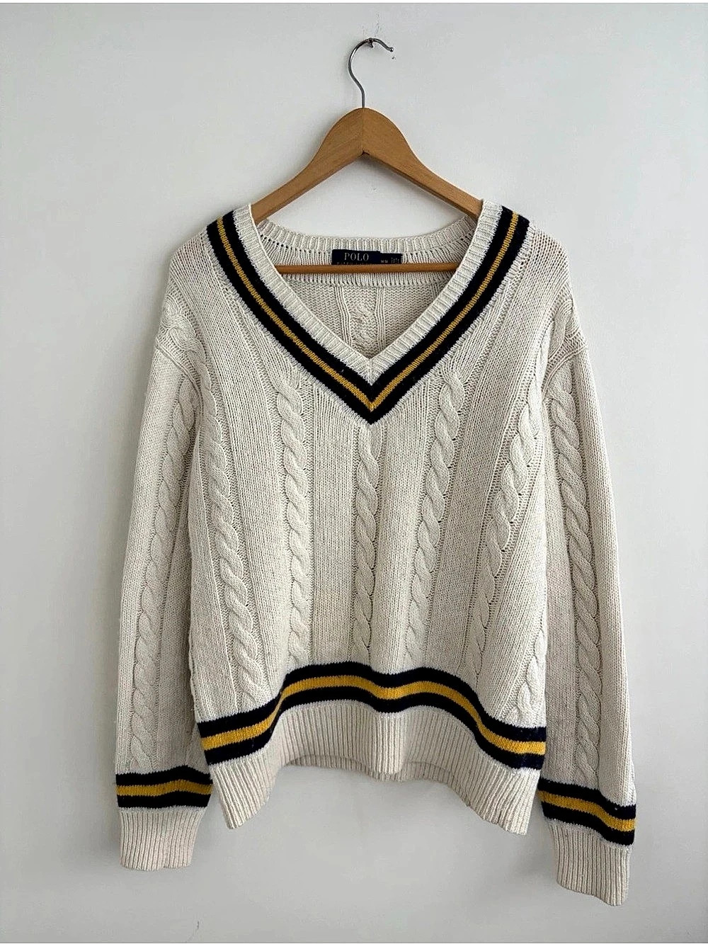 Vintage Polo Ralph Lauren Mens Cashmere Blend Sweater Size M